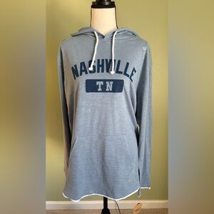 MV Sport Blue Long Sleeve Hoodie